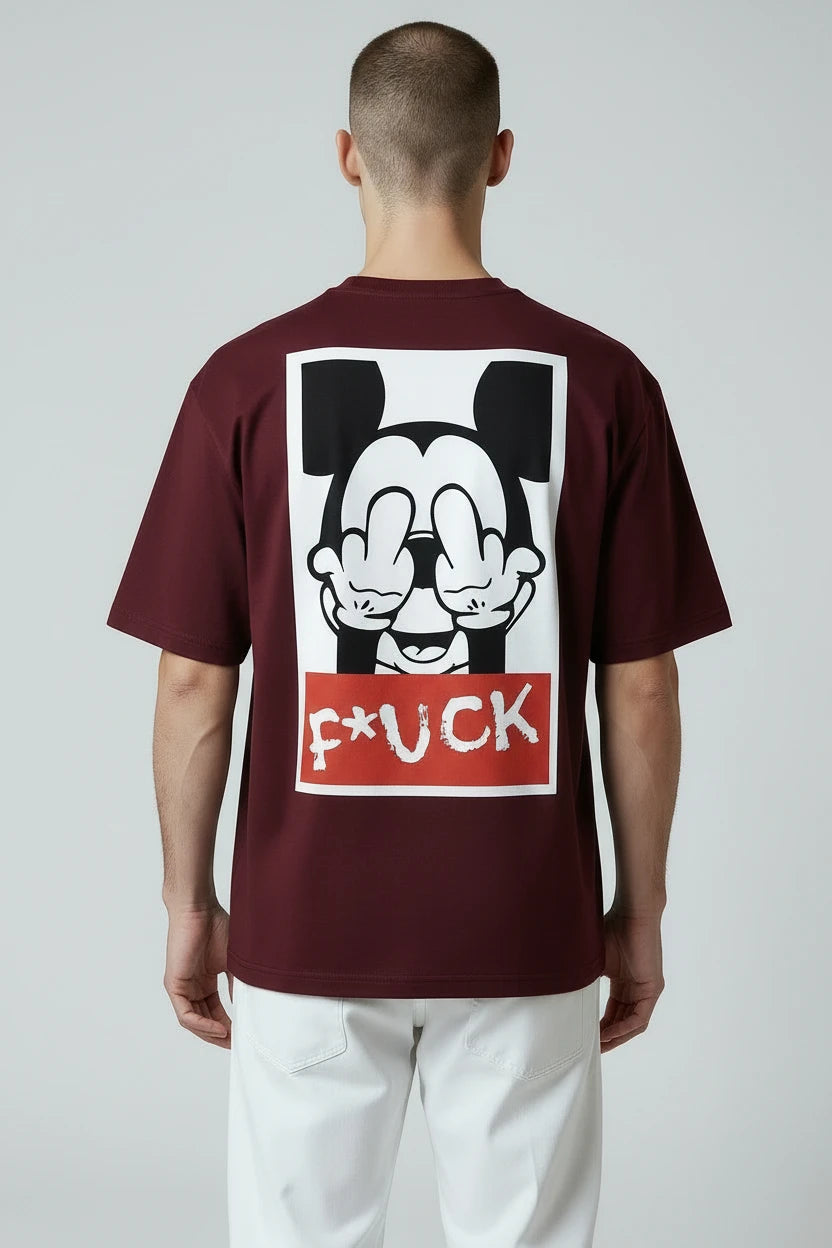 T-shirt homme personnage cartoon imprimé