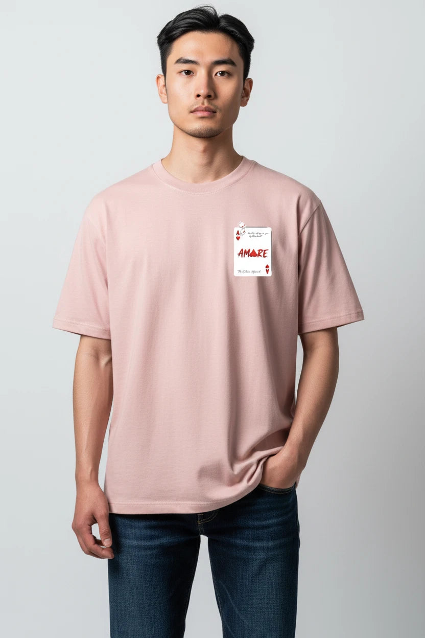 T-shirt homme Amore imprimé carte cœur