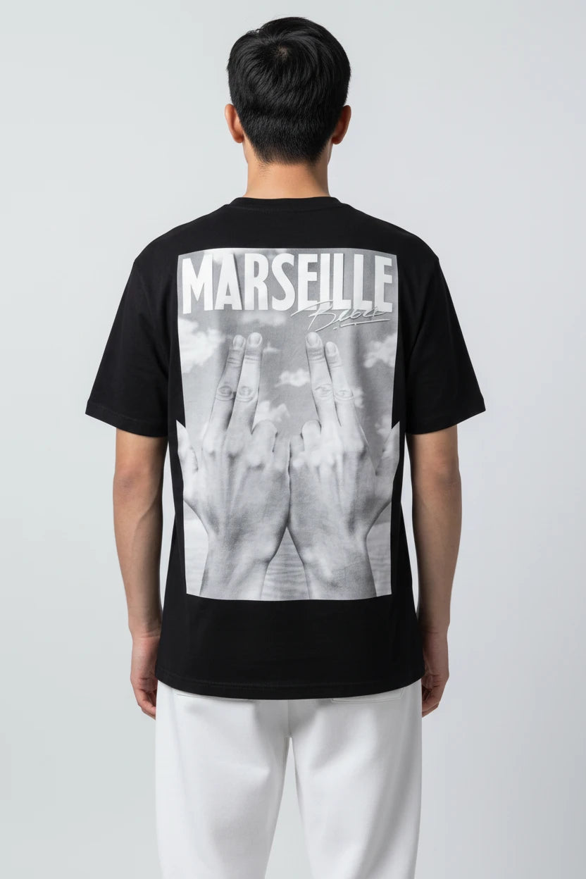 T-shirt homme Marseille bébé signe JUL