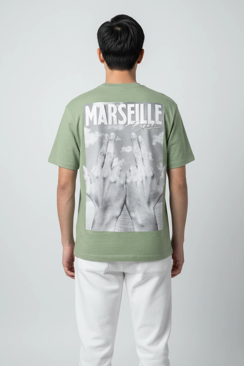 T-shirt homme Marseille bébé signe JUL