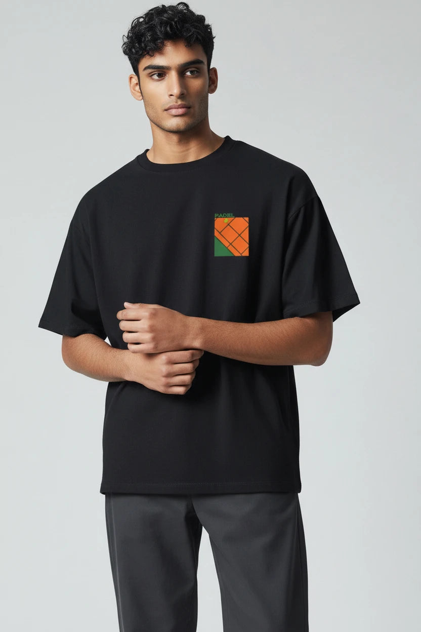 T-shirt homme Padel Court imprimé graphique