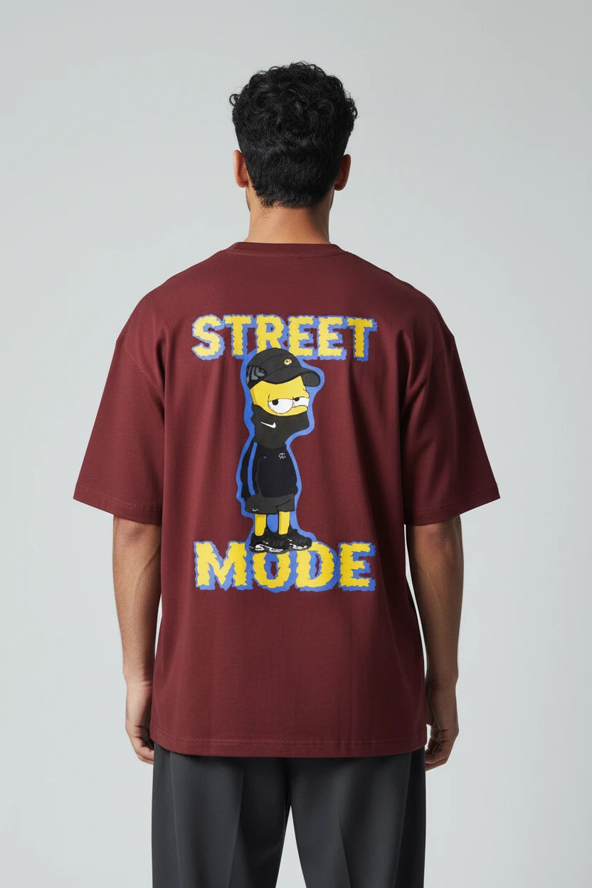 T-shirt homme Street Mode imprimé cartoon
