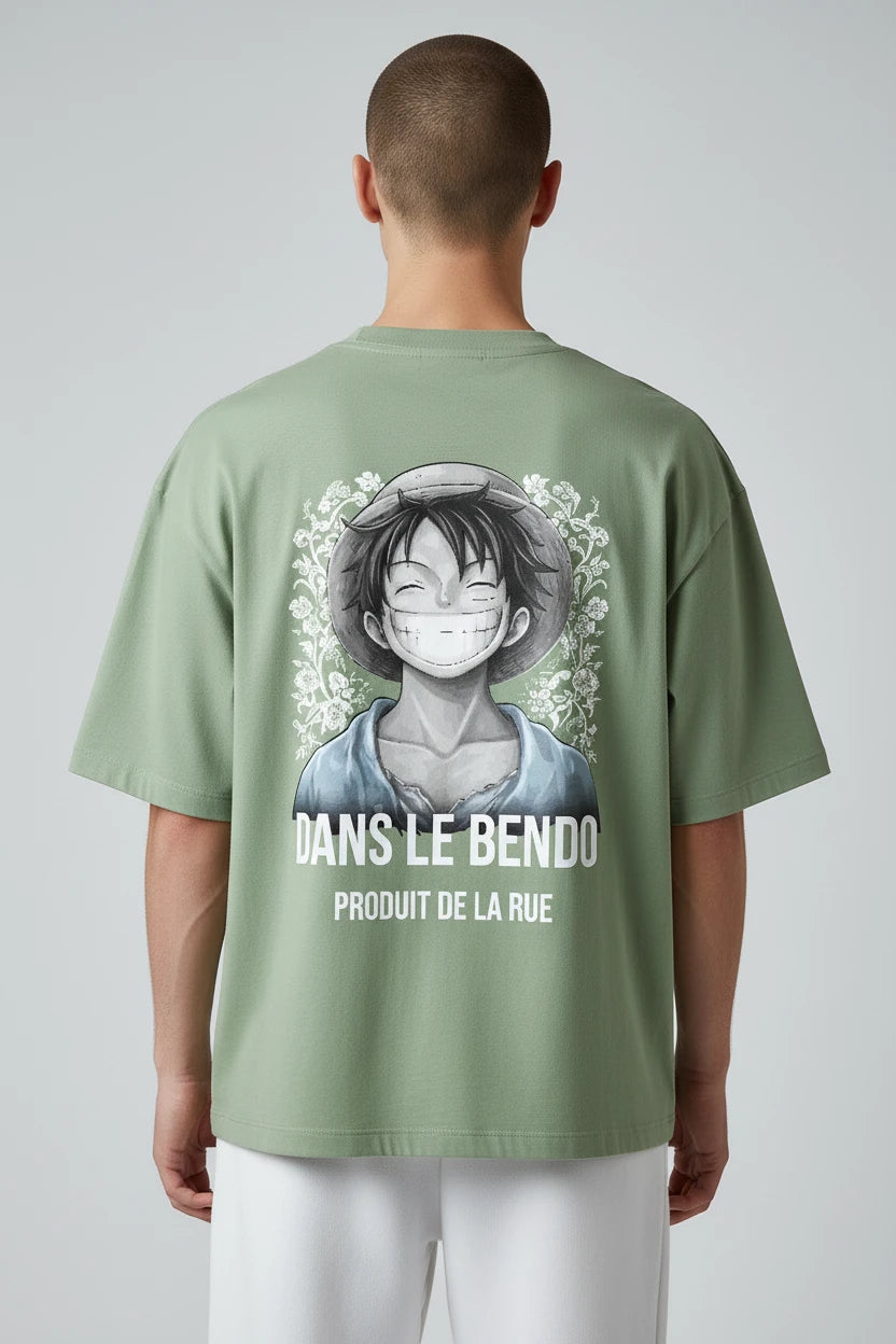 T-shirt homme Dans le Bendo imprimé manga