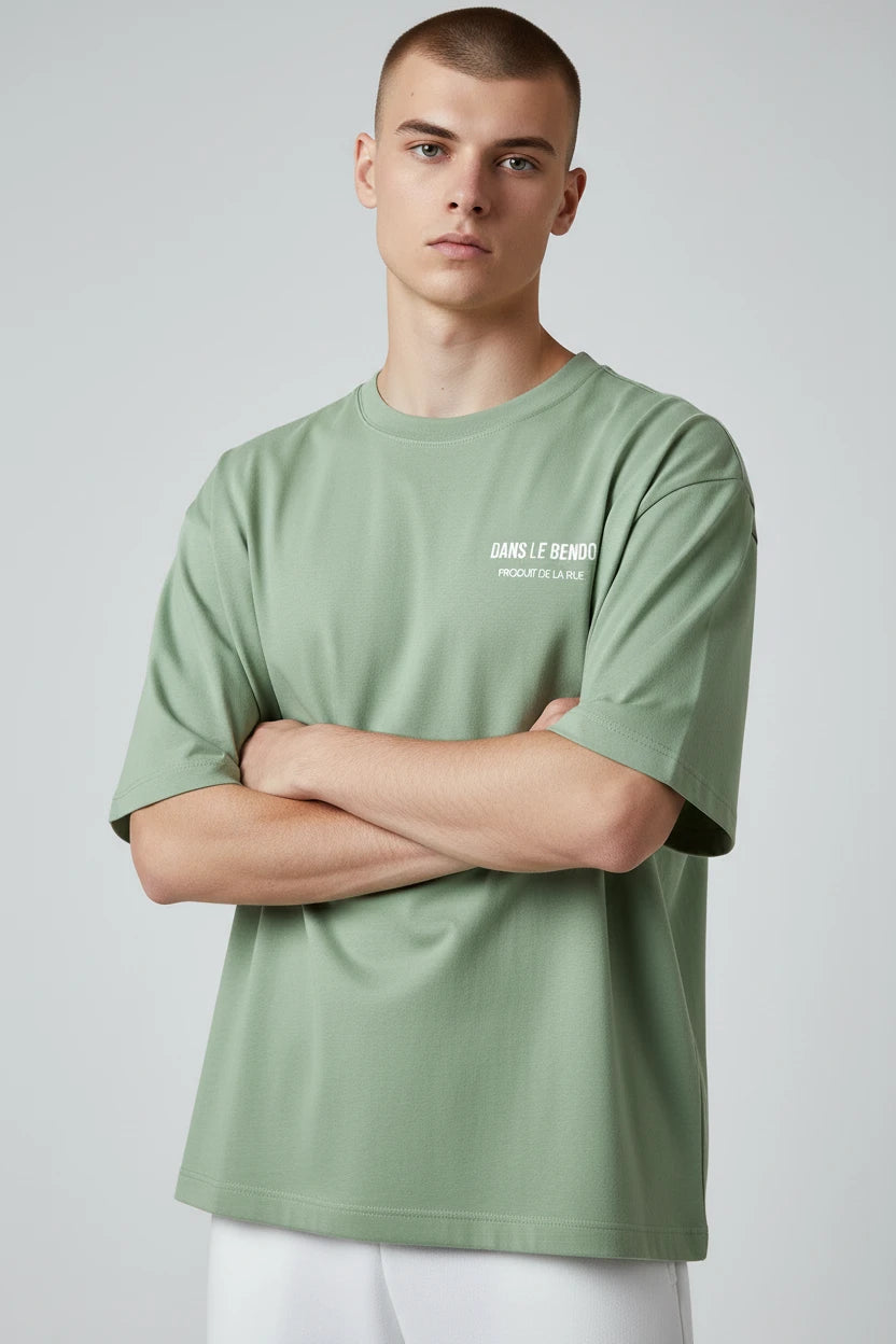 T-shirt homme Dans le Bendo imprimé manga