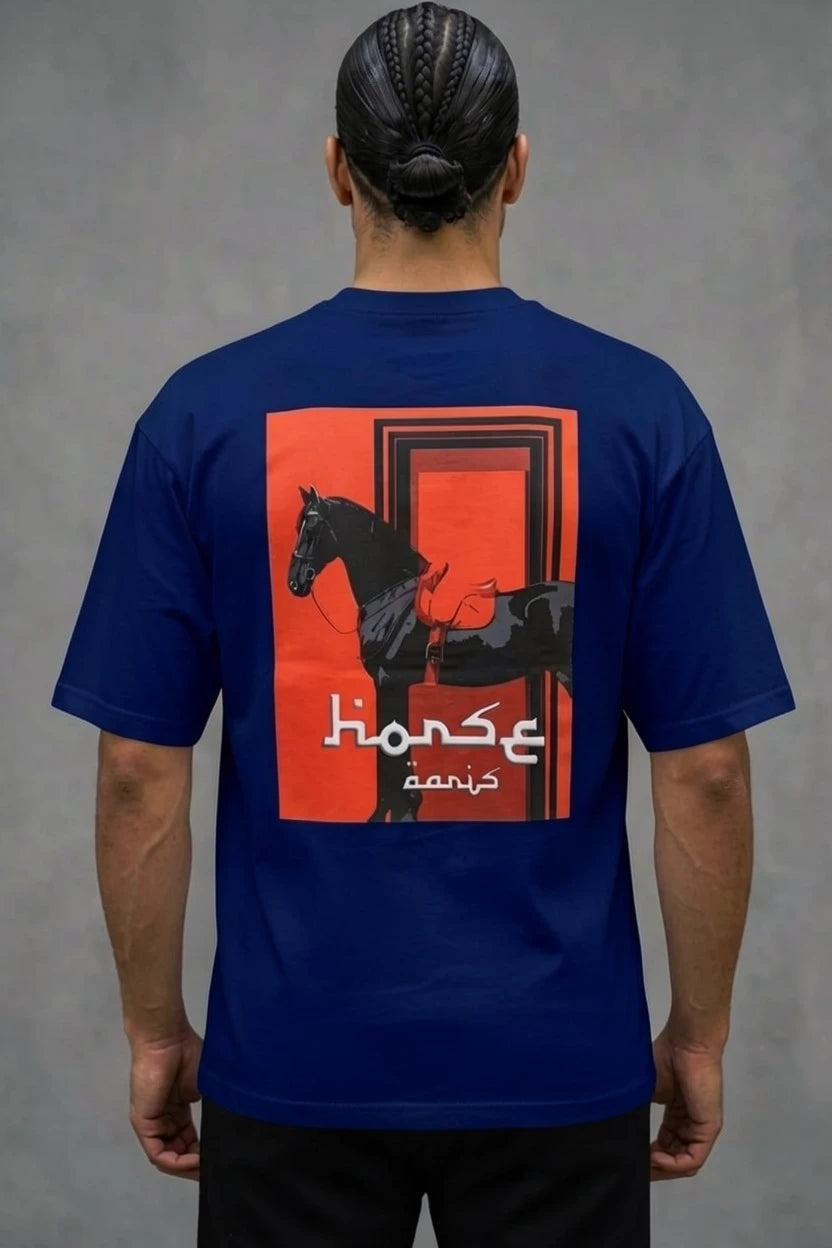 T-shirt cheval "Horse" rouge
