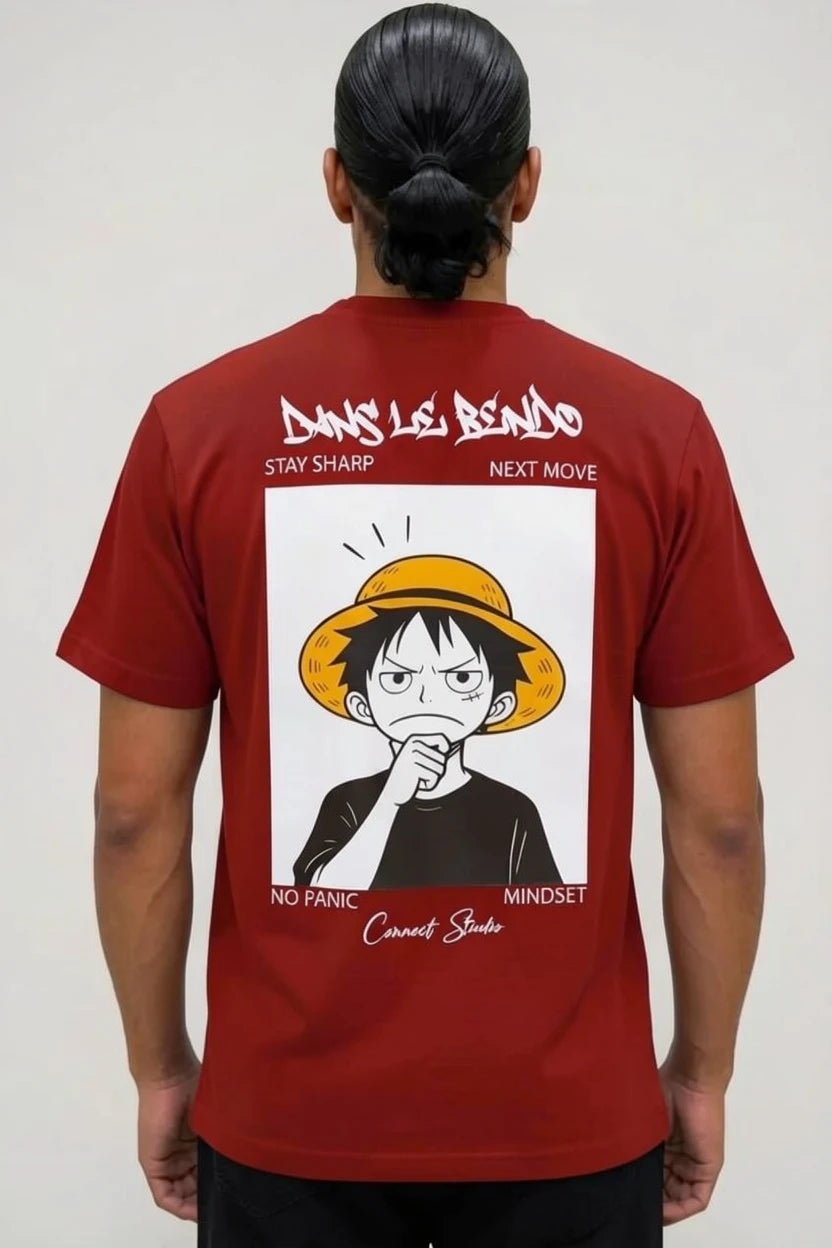 T-shirt Dans Le Bendo – Édition Luffy énervé