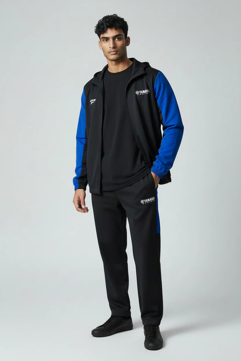 Ensemble survêtements Yamaha Premium Line – Noir avec détails bleu